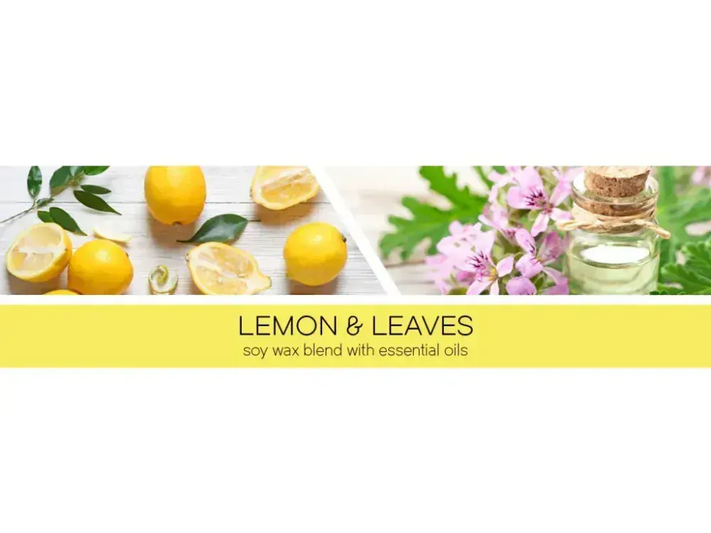 Goose Creek - vonná svíčka Lemon & Leaves 198 g