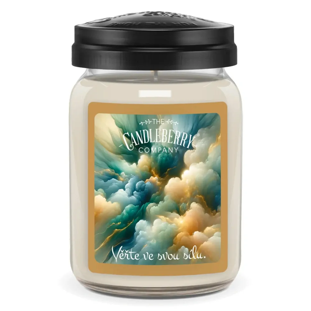 Candleberry etiketa "Věřte ve svou sílu"