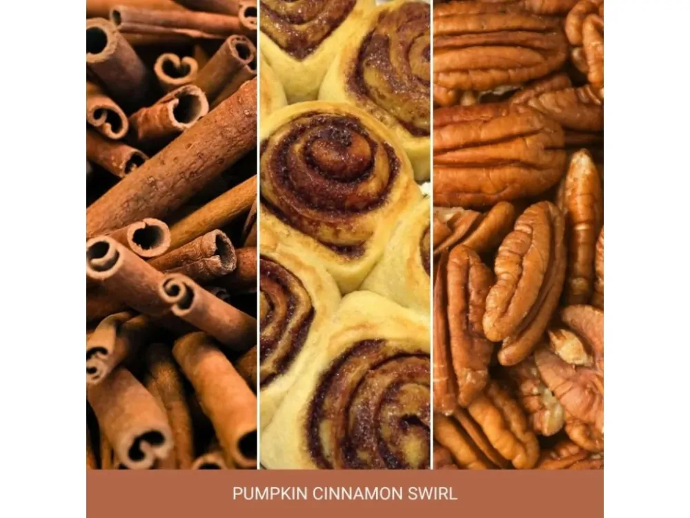 Yankee candle, vonná svíčka Signature Pumpkin Cinnamon Swirl (Dýňový skořicový šnek) 567 g