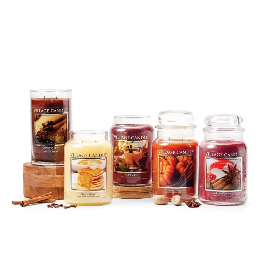 Village Candle - vonná svíčka Spiced Pumpkin (Dýně a koření) 602 g