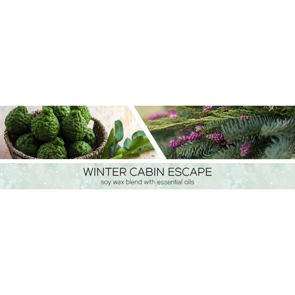 Goose Creek Candle - vonná svíčka Winter Cabin Escape 411 g