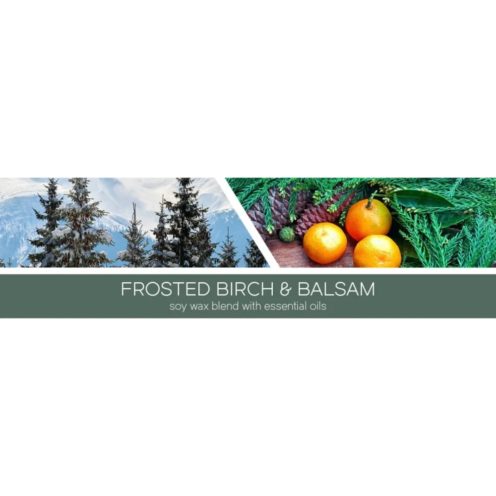 Goose Creek Candle - vonná svíčka Frosted Birch & Balsam 411 g