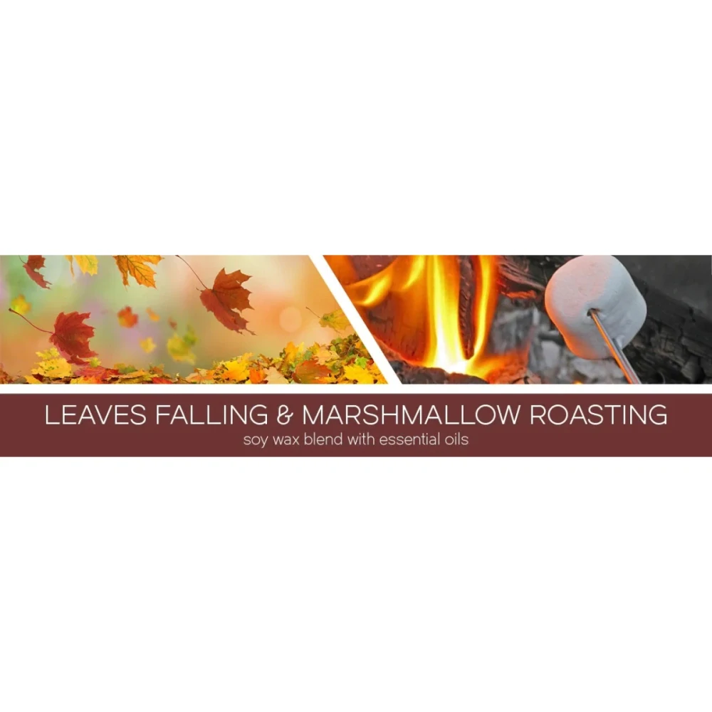 Goose Creek Candle - vonný vosk Leaves falling & Marshmallows Roasting 59 g