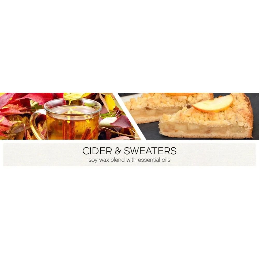Goose Creek Candle - vonný vosk Cider & Sweaters 59 g