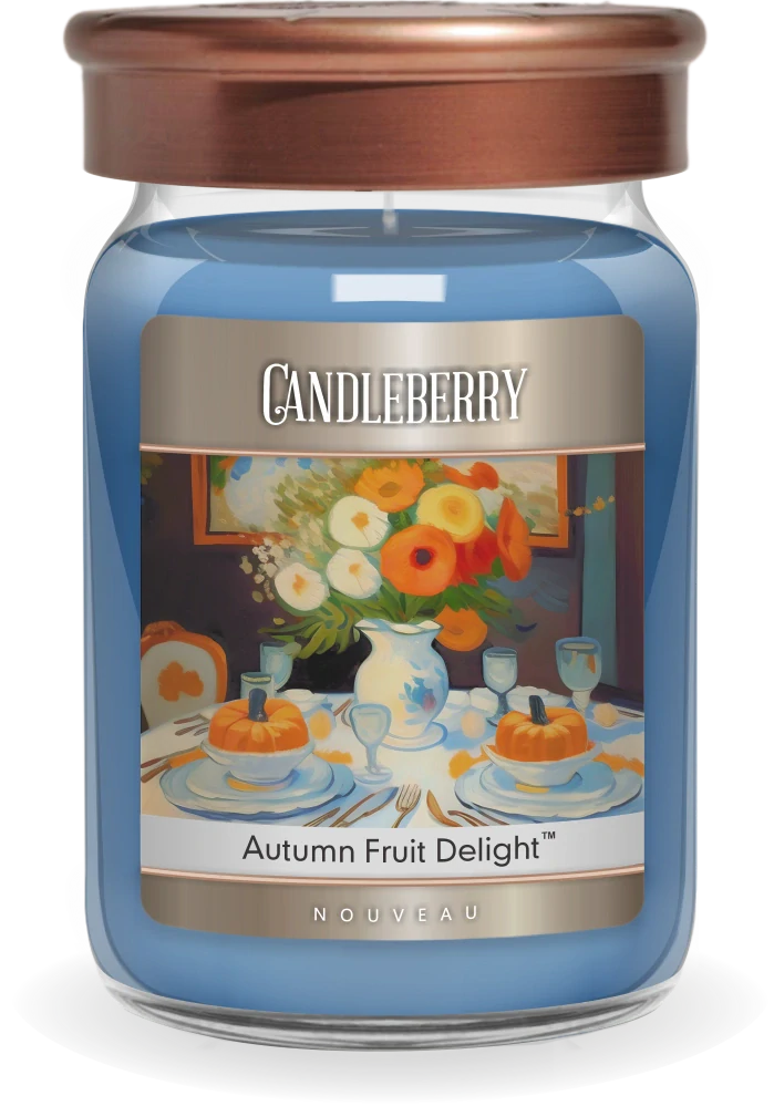 Candleberry - vonná svíčka Nouveau Autumn Fruit Delight 128 g 