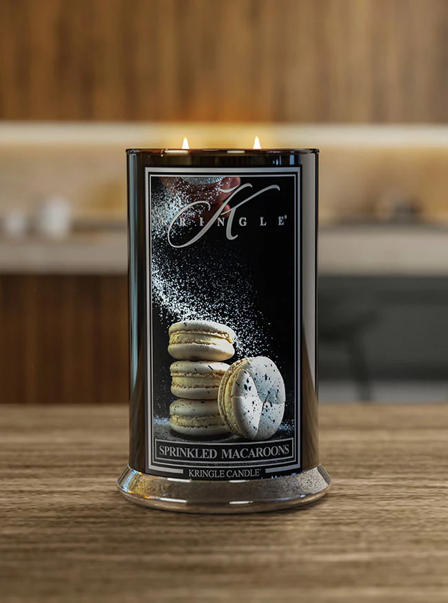 Kringle Candle, vonná svíčka Reserve Sprinkled Macarons 624 g