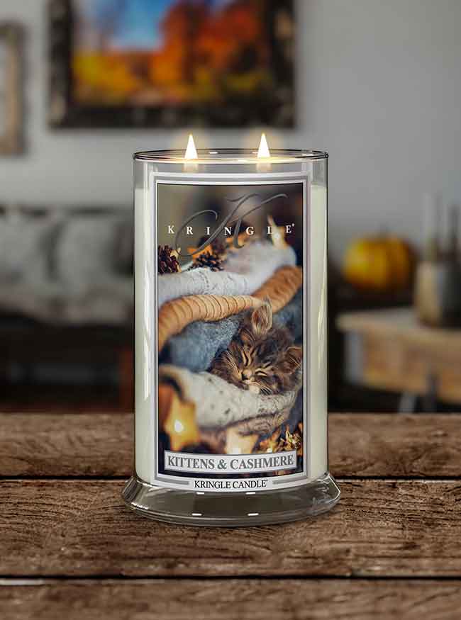 Kringle Candle, vonná svíčka Kittens & Cashmere 624 g