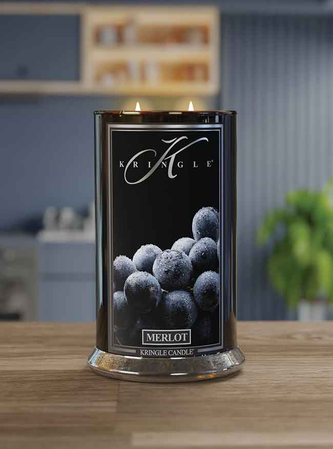 Kringle Candle, vonná svíčka Reserve Merlot 624 g