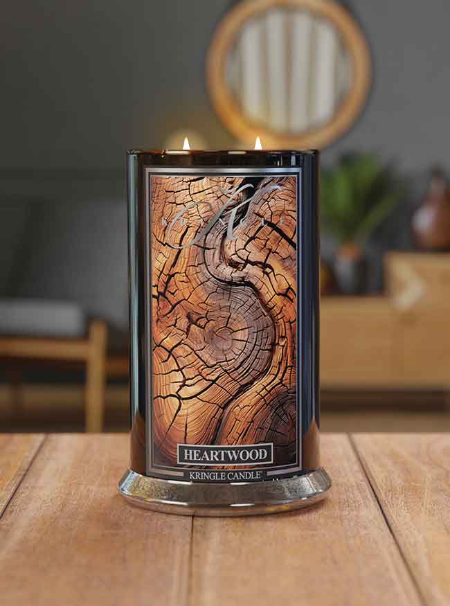 Kringle Candle, vonná svíčka Reserve Heartwood 624 g