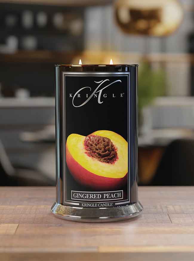 Kringle Candle, vonná svíčka Reserve Gingered Peach 624 g