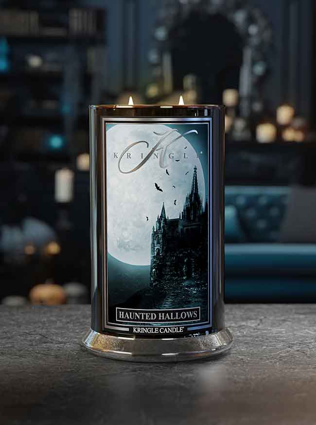 Kringle Candle, vonná svíčka Haunted Hallows 624 g