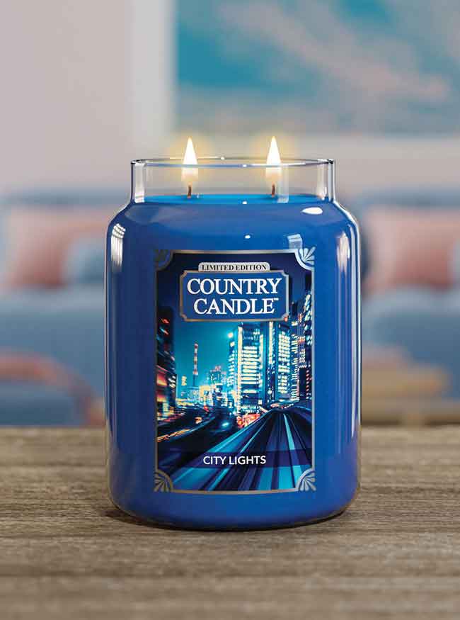 Country Candle vonná svíčka City Lights 737 g