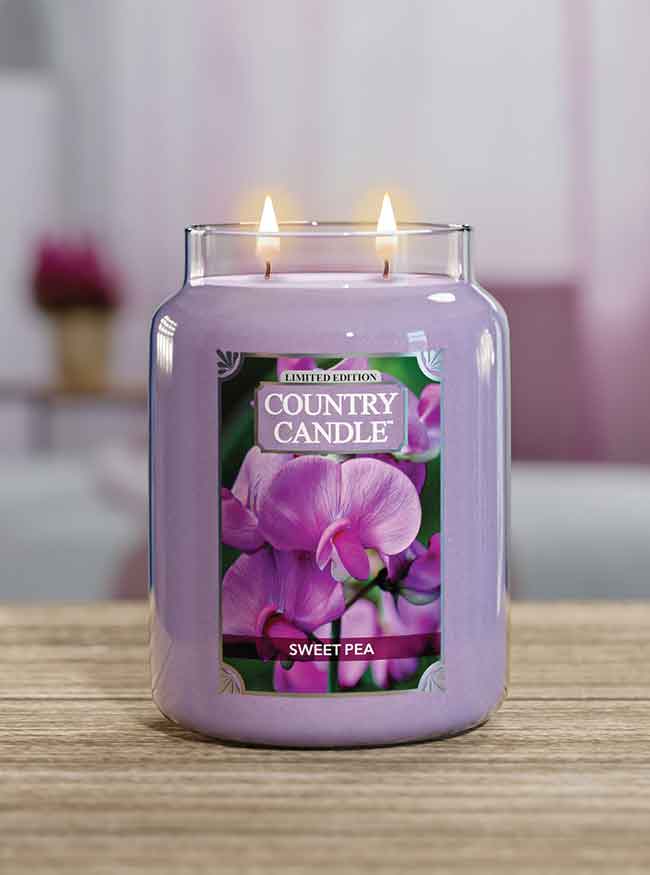 Country Candle vonná svíčka Sweet Pea 737 g