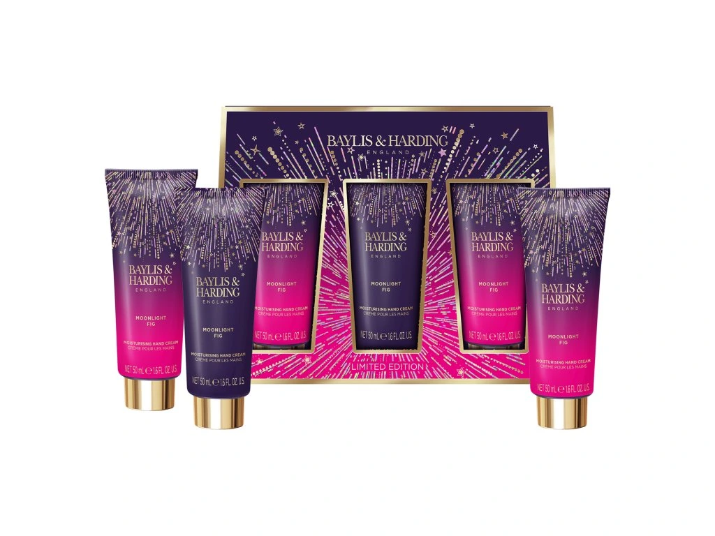 Baylis & Harding, GRANÁTOVÉ JABLKO A FÍK - sada krémů na ruce 3 ks