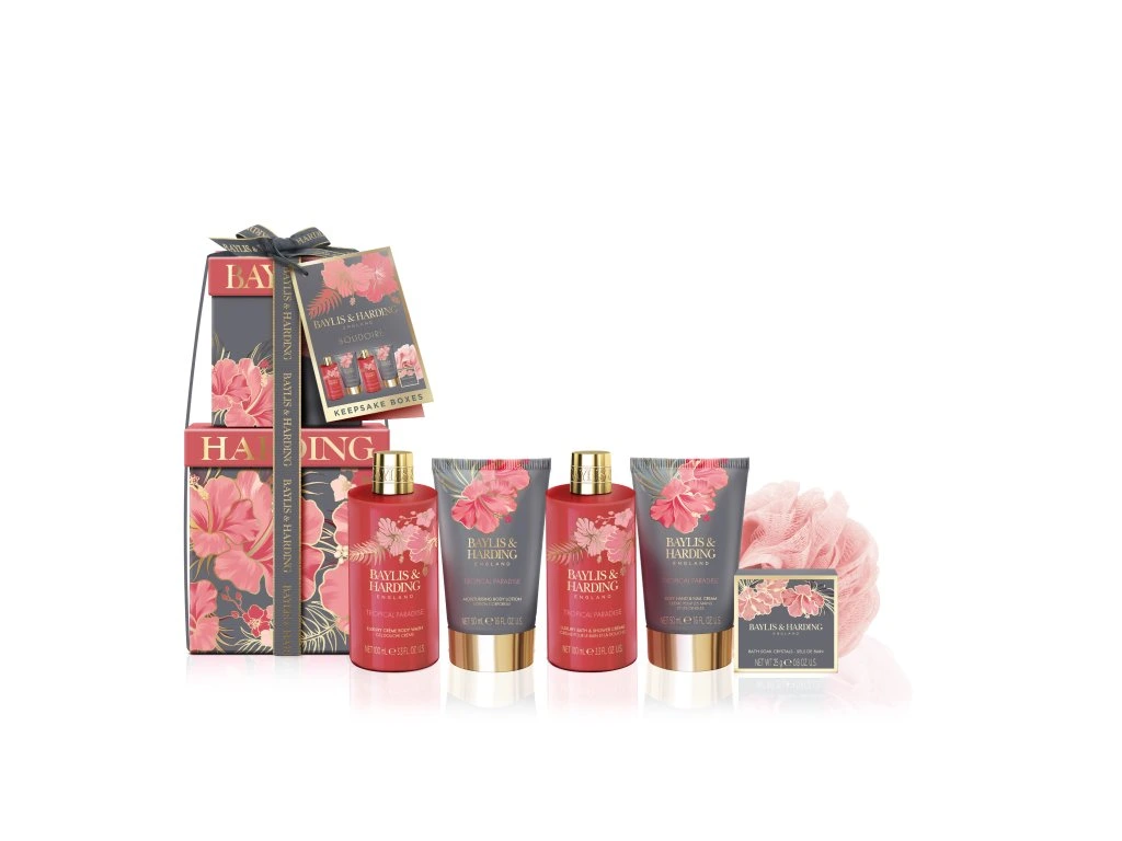 Baylis & Harding, TROPICAL PARADISE - dámská sada péče o tělo 5 ks