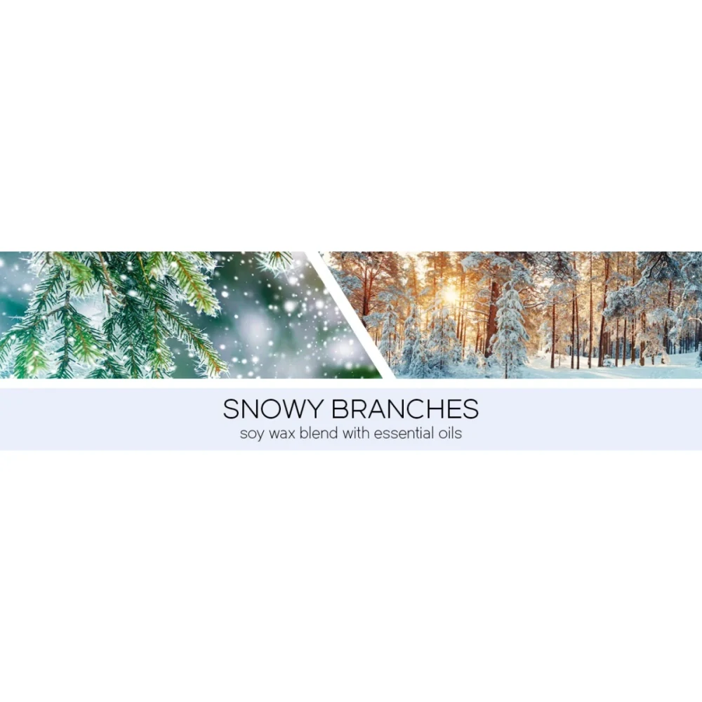 Goose Creek Candle - vonný vosk Snowy Branches 59 g