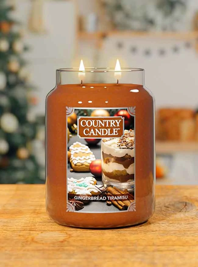 Country Candle vonná svíčka Gingerbread Tiramisu 737 g