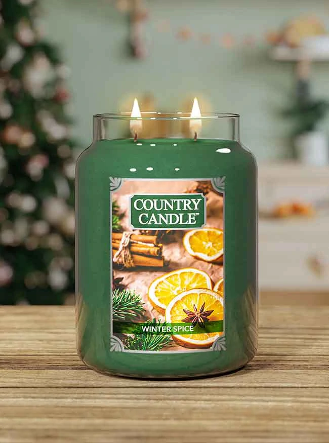 Country Candle vonná svíčka Winter Spice 737 g