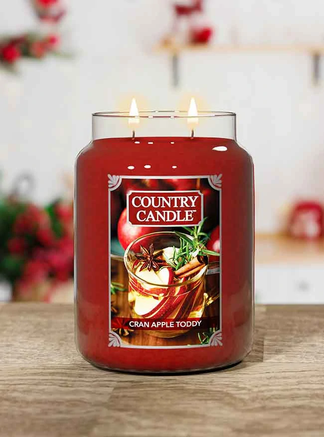 Country Candle vonná svíčka Cran Apple Toddy 737 g