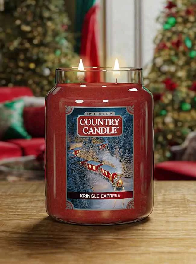 Country Candle vonná svíčka Kringle Express 737 g