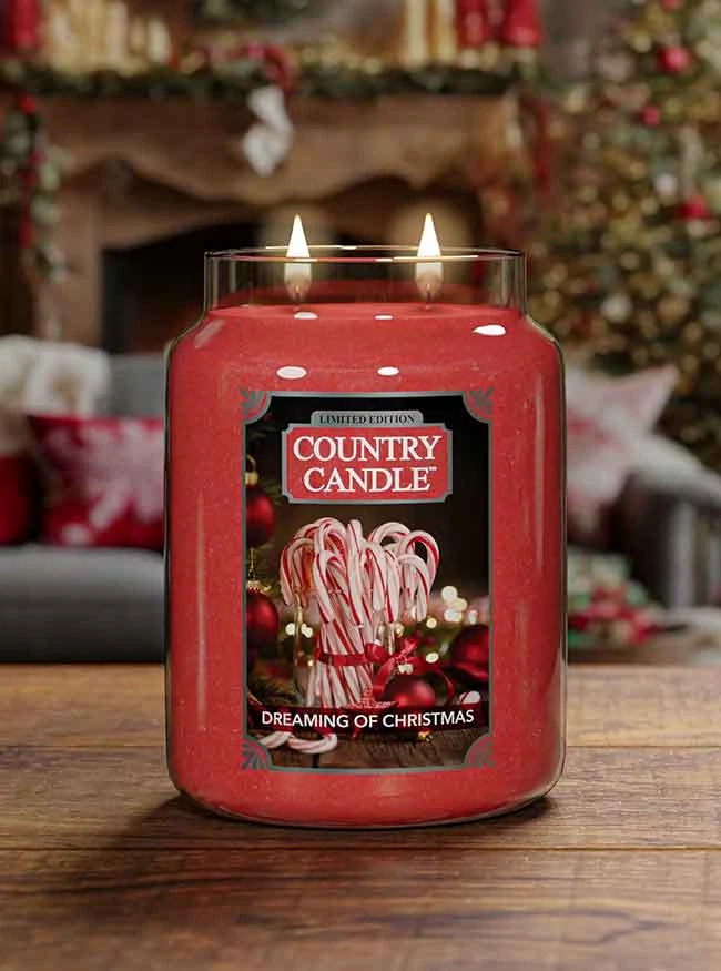 Country Candle vonná svíčka Dreaming of Christmas 737 g