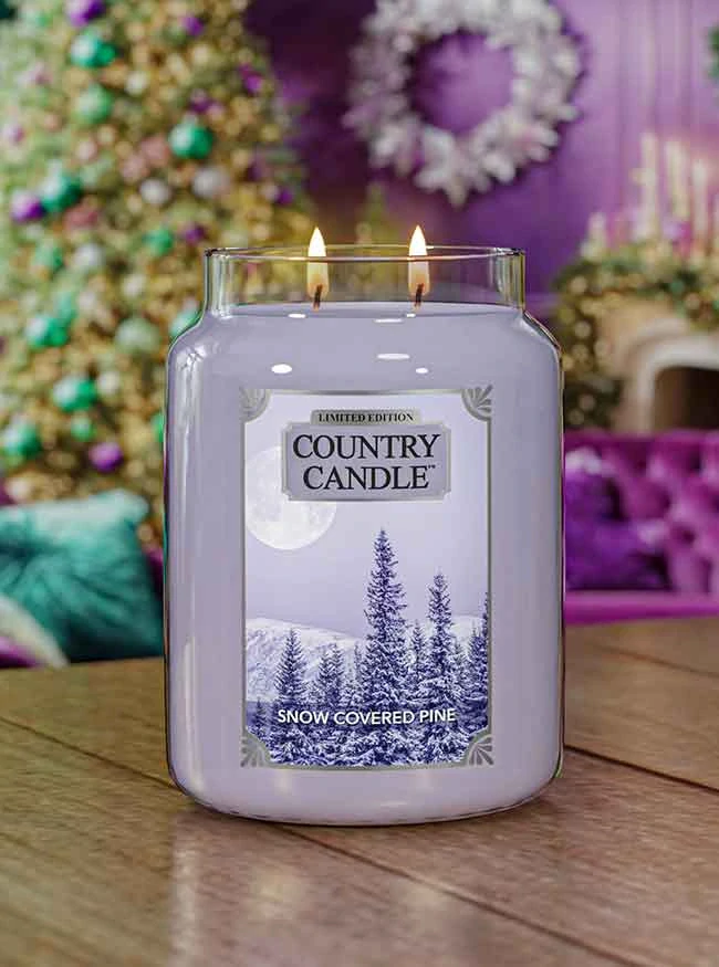 Country Candle vonná svíčka Snow Covered Pine 737 g