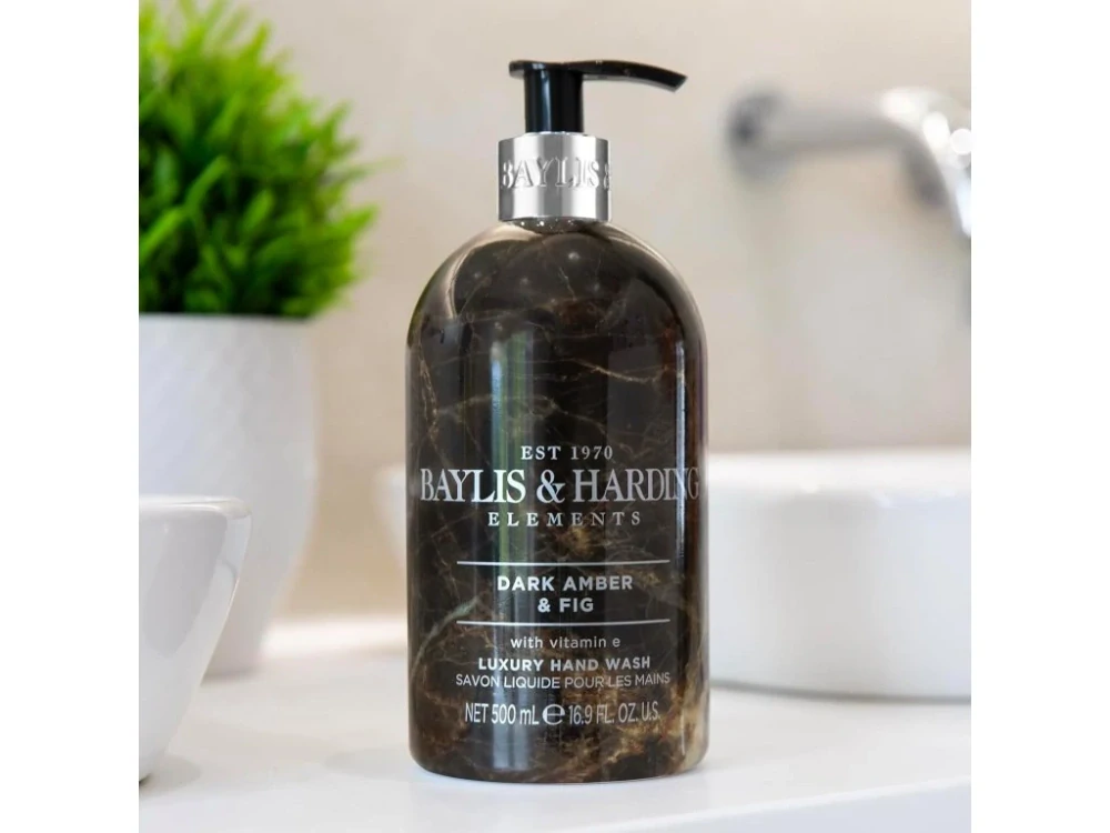 Baylis & Harding, Ambra & Fík Tekuté mýdlo na ruce, 500 ml