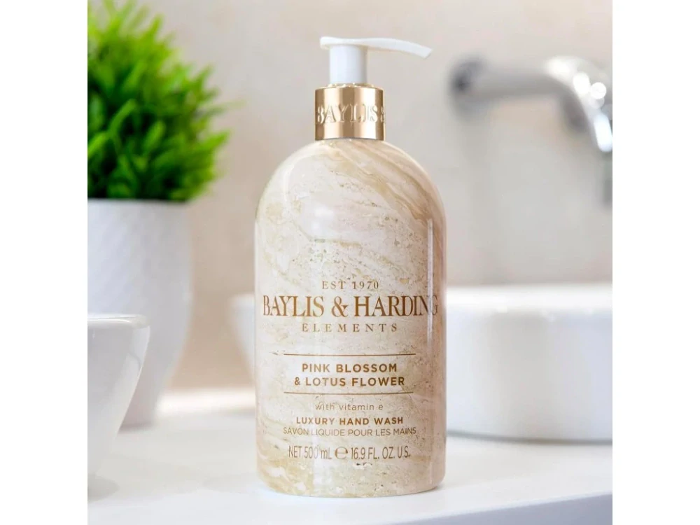 Baylis & Harding Růžový květ & Lotos Tekuté mýdlo na ruce, 500 ml