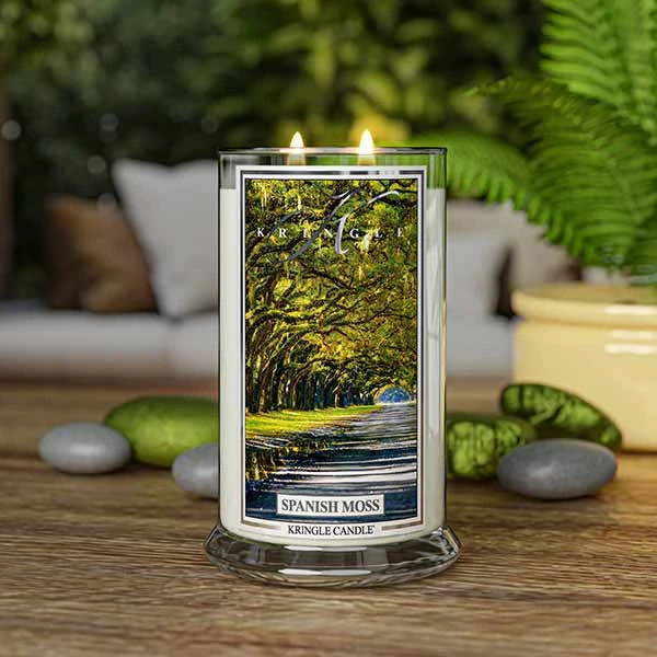 Kringle Candle, vonná svíčka Spanish Moss 624