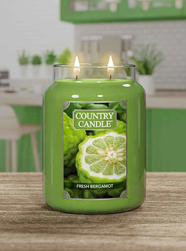 Country Candle vonná svíčka Fresh Bergamot 737 g