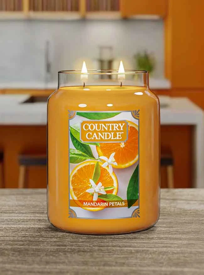 Country Candle vonná svíčka Mandarin Petals 737 g