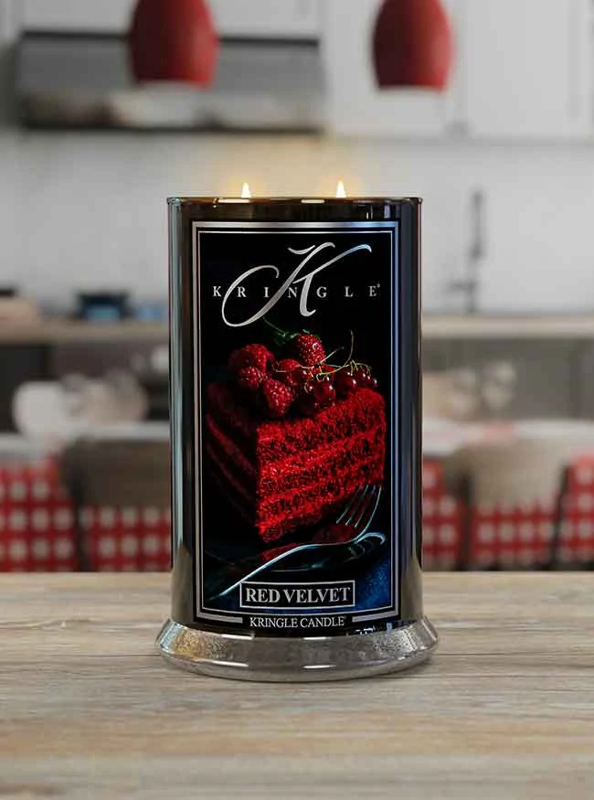 Kringle Candle, vonná svíčka Reserve Red Velvet 624 g