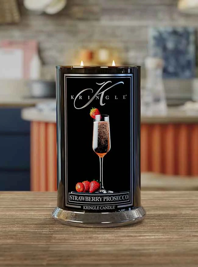 Kringle Candle, vonná svíčka Reserve Strawberry Prosecco 624 g