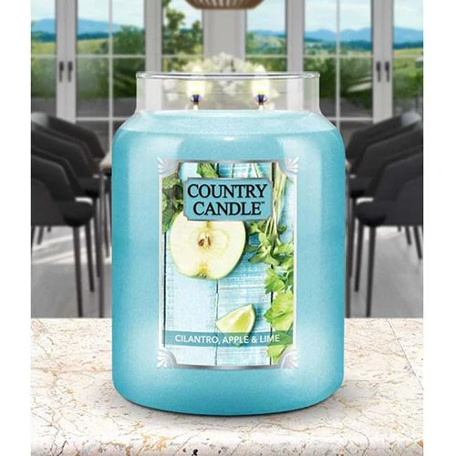 Country Candle vonná svíčka Cilantaro, Apple & Lime 680 g