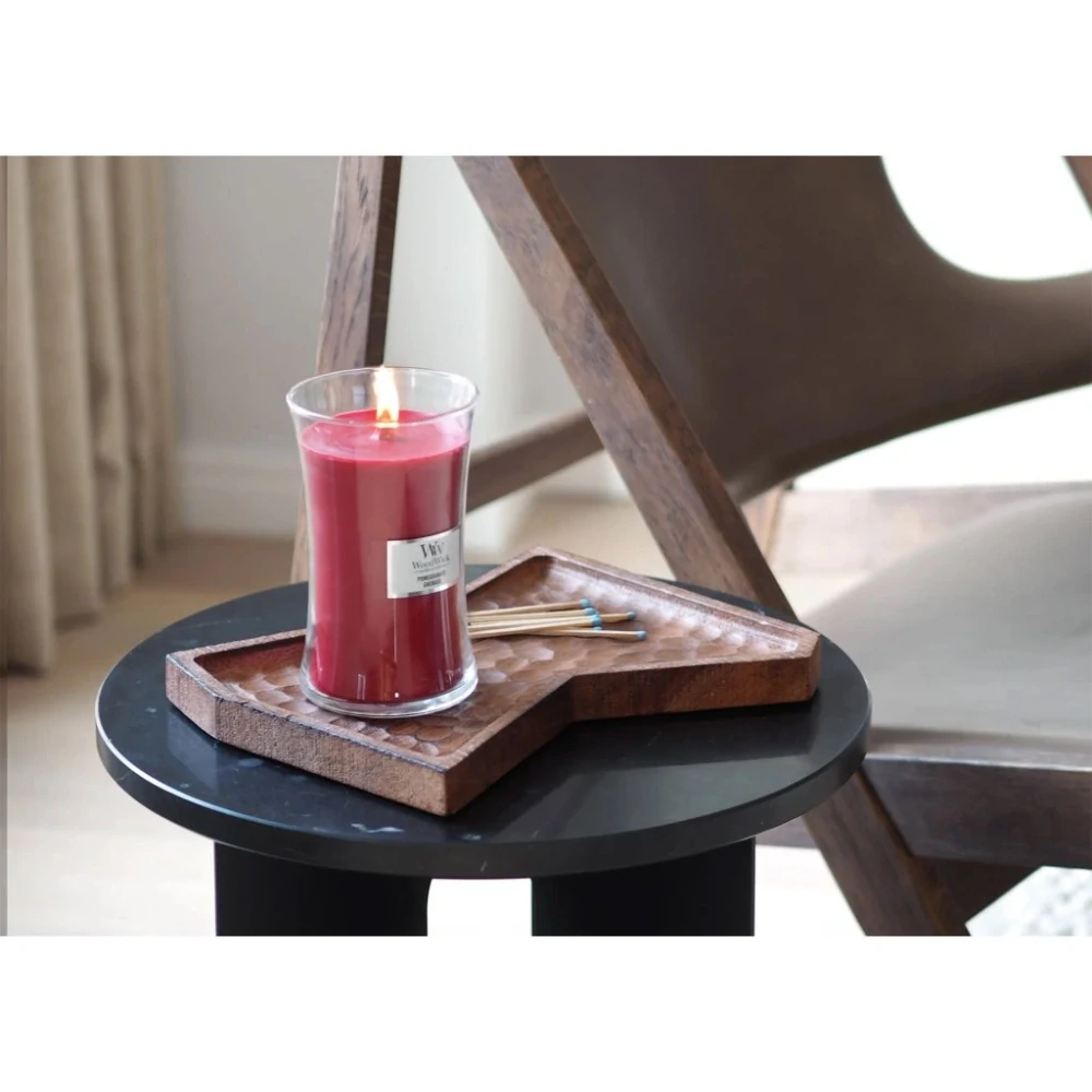 Woodwick vonná svíčka Pomegranate (Granátové jablko) 609 g