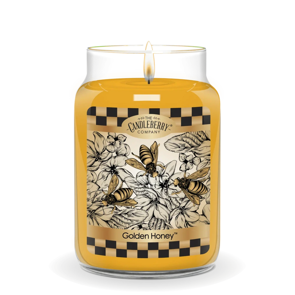 Candleberry - vonná svíčka Golden Honey 624 g