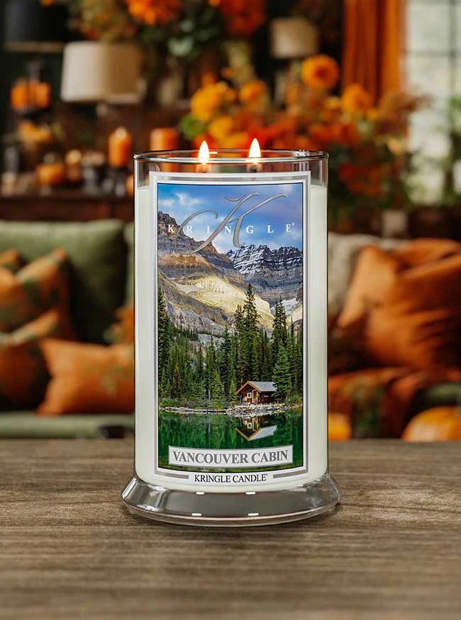 Kringle Candle, vonná svíčka Vancouver Cabin 624 g