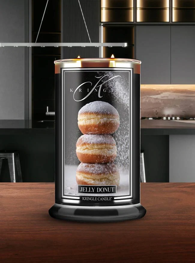 Kringle Candle, vonná svíčka Reserve Jelly Donut 624 g