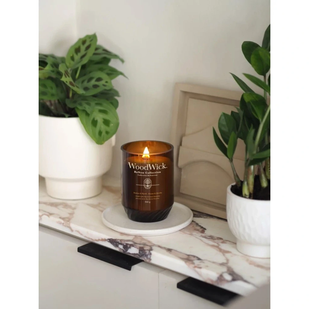WoodWick, ReNew svíčka Incense & Myrrh (Kadidlo a myrha) 368 g