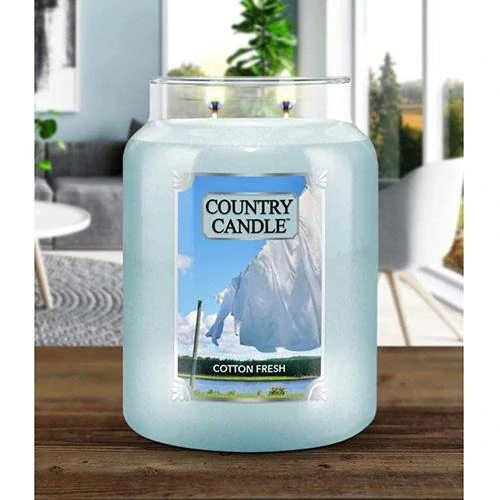 Country Candle vonná svíčka Cotton Fresh 680 g