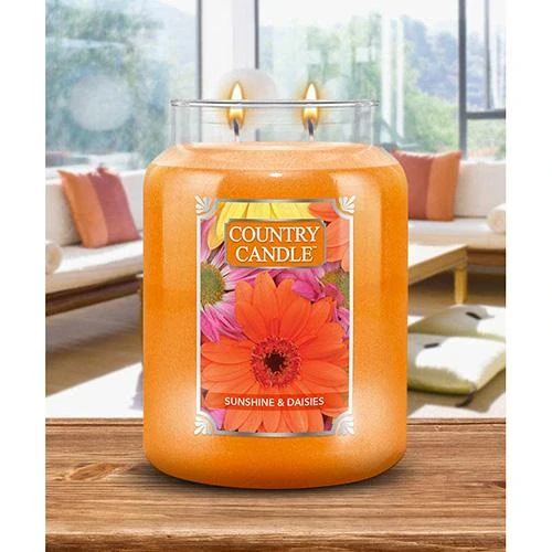 Country Candle vonná svíčka Sunshine & Daisies 680 g