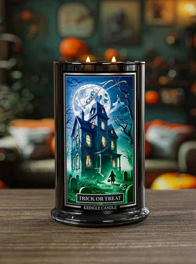 Kringle Candle, vonná svíčka Halloween Trick or Treat 624 g