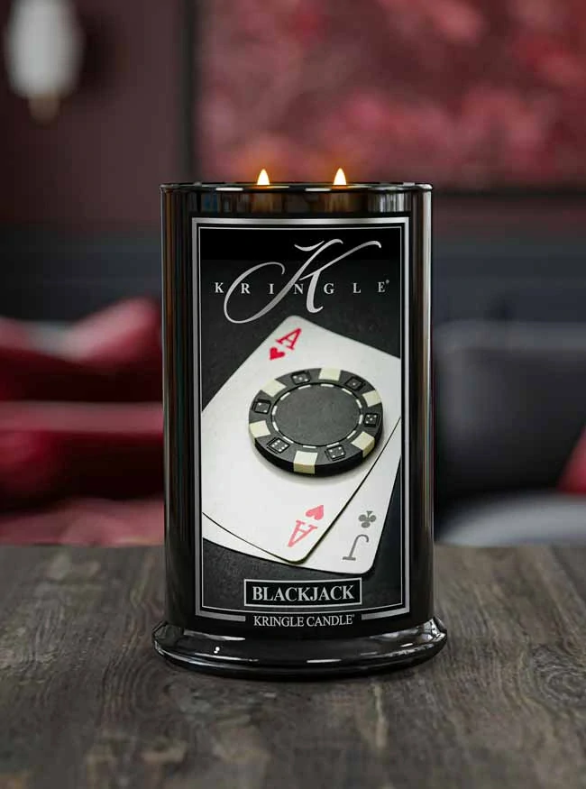 Kringle Candle, vonná svíčka Reserve Blackjack 624 g