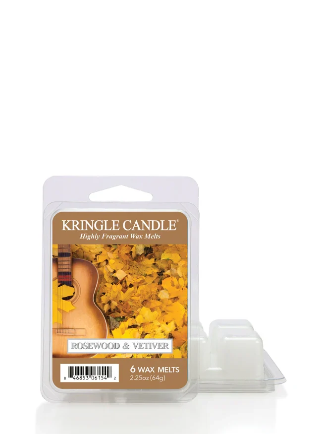 Kringle Candle, vonný vosk Rosewood & Vetiver 64 g