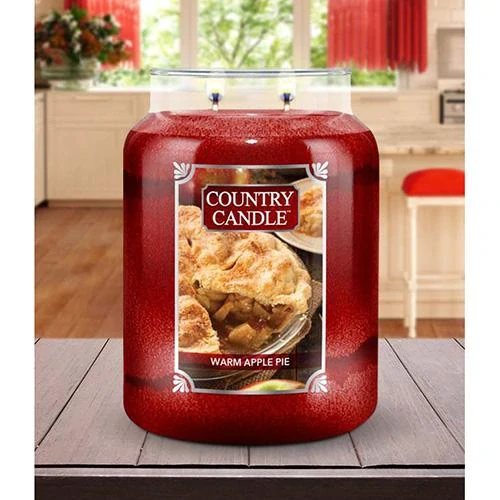 Country Candle vonná svíčka Warm Apple Pie 737 g