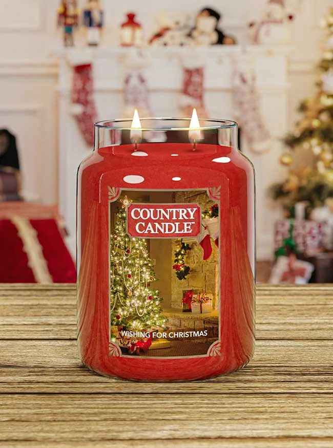 Country Candle vonná svíčka Wishing for Christmas 737 g
