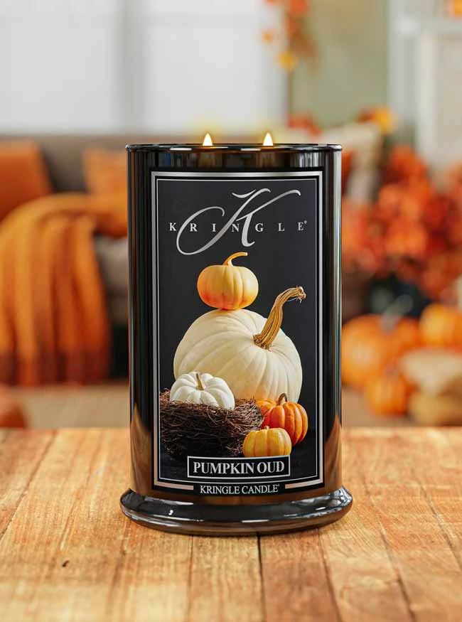 Kringle Candle, vonná svíčka Reserve Pumpkin Oud 624 g