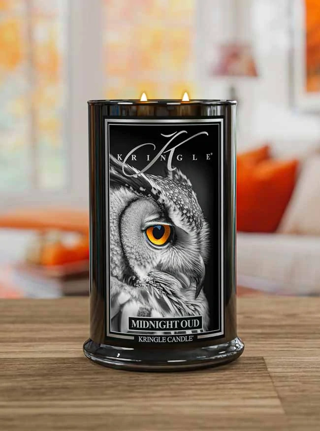 Kringle Candle, vonná svíčka Reserve Midnight Oud 624 g