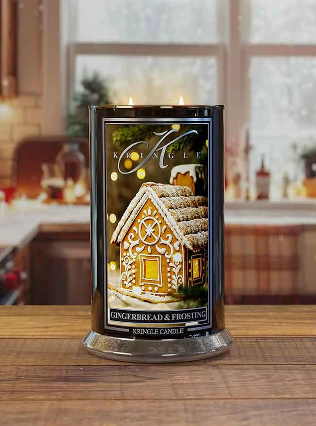 Kringle Candle, vonná svíčka Reserve Gingerbread Frosting 624 g