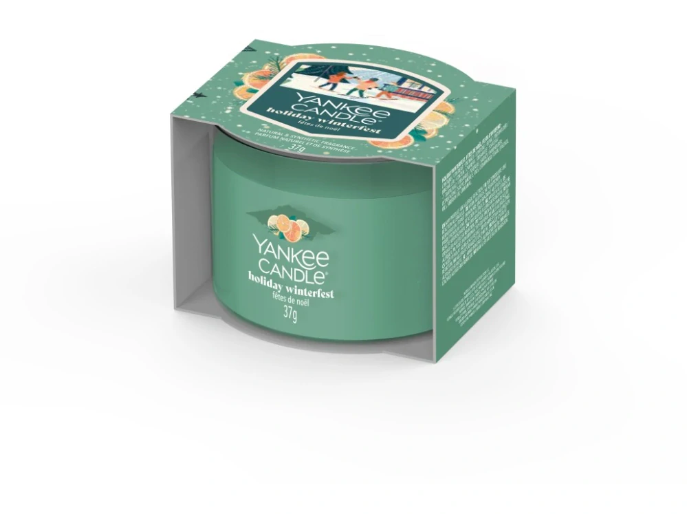 Yankee Candle votivní svíčka ve skle Holiday Winterfest 37 g